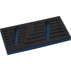 Werkzeugmodul Leereinlage 1/3-Modul 2000 871 234 12-tlg.TECWERK