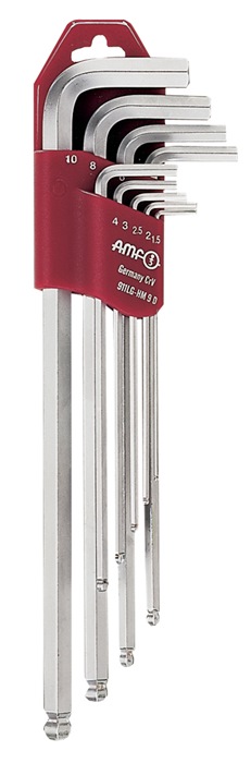 Winkelschraubendrehersatz 911LG-HM9D 9-tlg.Ku.-Halter SW 1,5-10mm