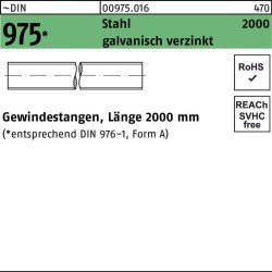 Gewindestange DIN 975 M14x 2000mm Stahl galv.verz. 1 Stück