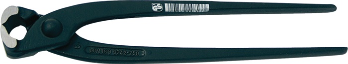 Monierzange L.280mm pol.schwarz lack.TECWERK