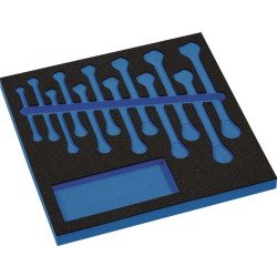 Werkzeugmodul Leereinlage 2/3-Modul 2000 871 236 12-tlg.TECWERK
