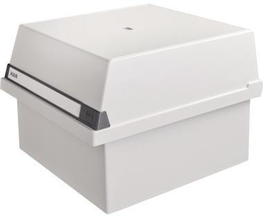 HAN Karteikasten 954-11 DIN A4 quer max. 1300Karten PS lichtgrau