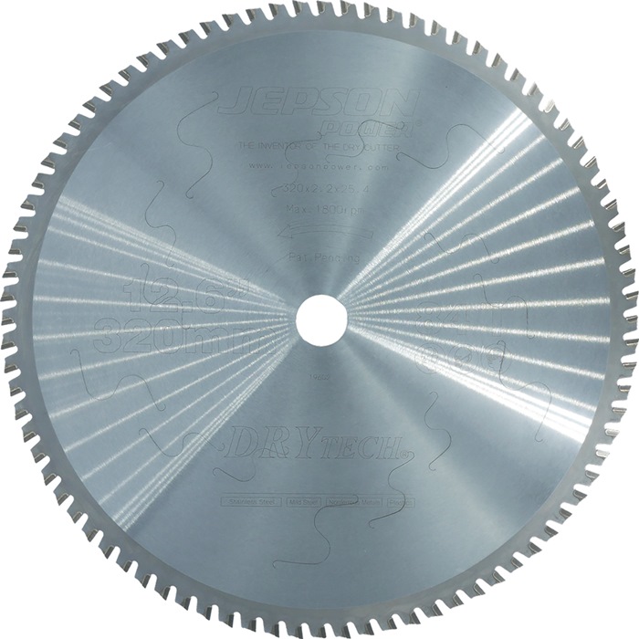 Metallkreissägeblatt 320/84 D.320mm B.2,2mm HM Bohrungs-D.25,4mm Z.84 JEPSON