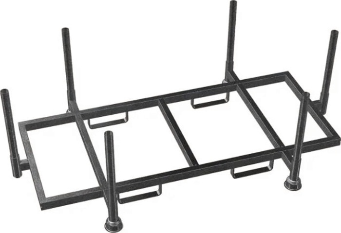 Transportgestell B1219xH863xL2164mm galvanisierter STA DANREC