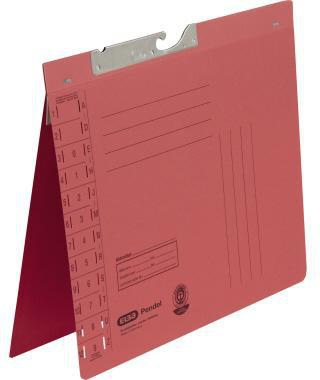 ELBA Pendelhefter 100560092 DIN A4 Amtsheftung 320g Karton rot