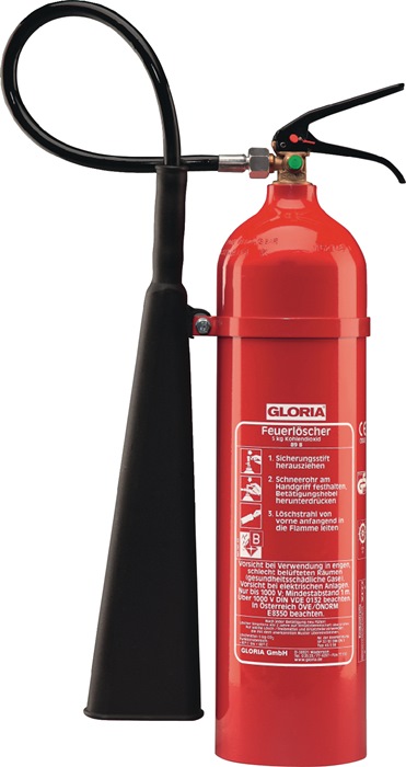 Kohlendioxidfeuerlöscher 2kg 34 B m.Wandh.