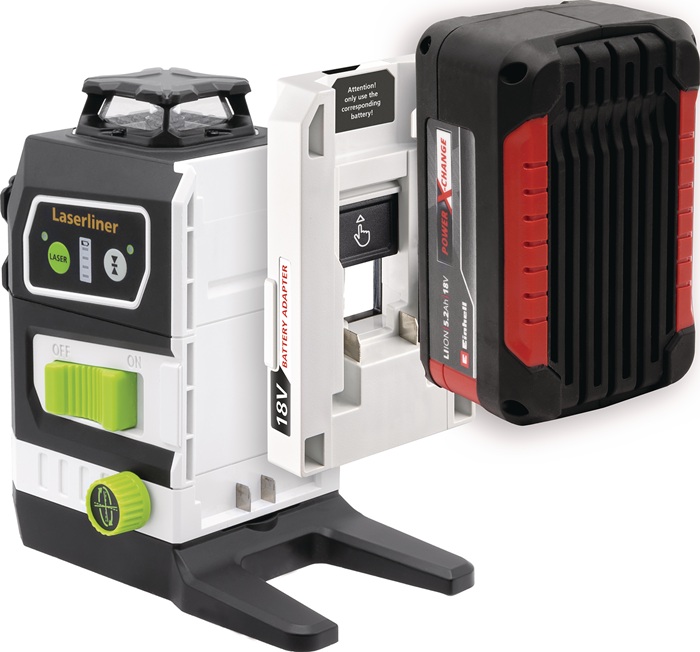 Akku-Adapter PowerAdapter Einhell campatible LASERLINER