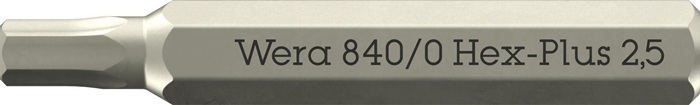 Bit 840/0 Micro 2,5mm L.30mm WERA