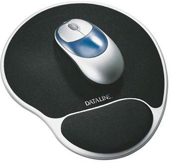 Dataline Mauspad Gel-Rest 67038 30x21,5x2,5cm silber/schwarz