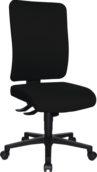 Bürodrehstuhl m.Synchr.-Techn.schwarz 450-550mm Trgf.110kg TOPSTAR
