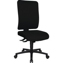 Bürodrehstuhl m.Synchr.-Techn.schwarz 450-550mm Trgf.110kg TOPSTAR