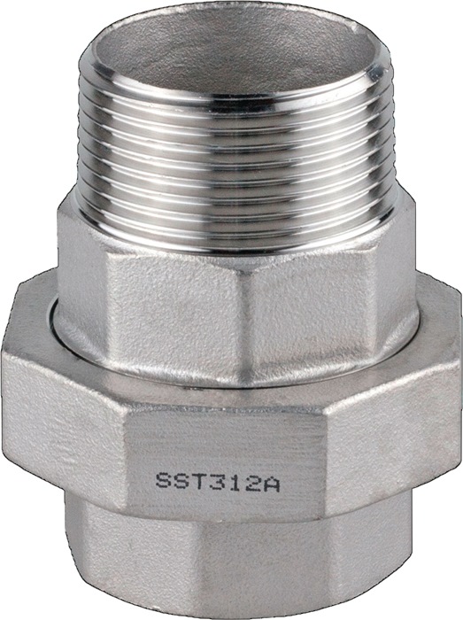 Verschraubung EN 10226-1 NPS 1 1/2 Zoll kon.dichtend 79mm 19mm 23mm SPRINGER