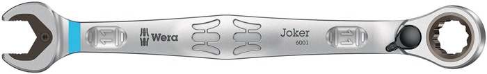 Maulringratschenschlüssel Joker SW 11mm L.165mm umschaltbar,Rings.15Grad WERA