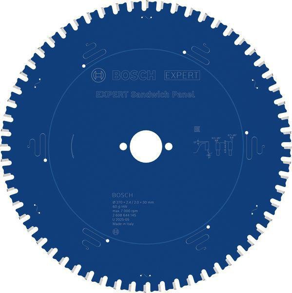 Kreissägeblatt AD 270mm Z.60 MTCG Bohr.30mm Schnitt-B.2,4mm BOSCH