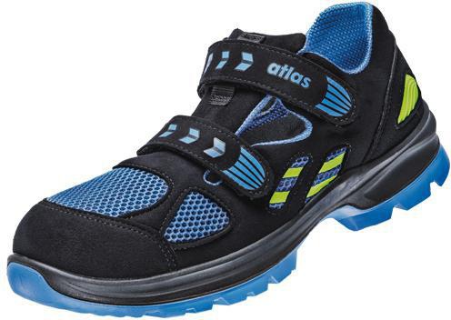 Sicherheitssandale FLASH 4605 XP Gr.44 W.10 schwarz/blau/neon-gelb