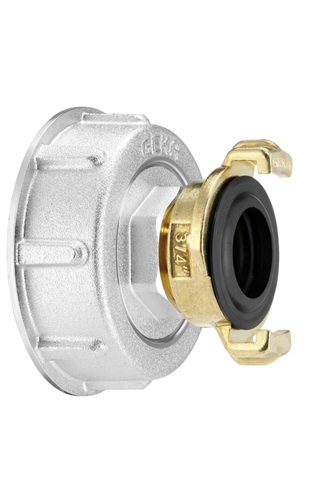 IBC Adapter Set IBC S60xGewindestück GEKA IG u.Kupplungsstecker GEKA
