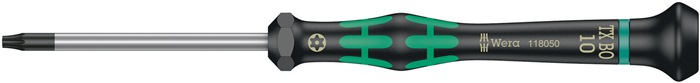 Elektronik-Feinmechanik-Schraubendreher 2067 T-BO 10 Klingen-L.60mm WERA