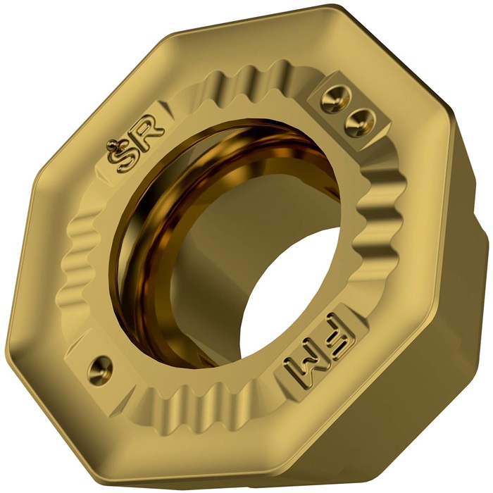 Fräswendeschneidplatte ISO ODKT 0505ADSR-FM:M6330 D.5,5mm PVD beschichtet Gold