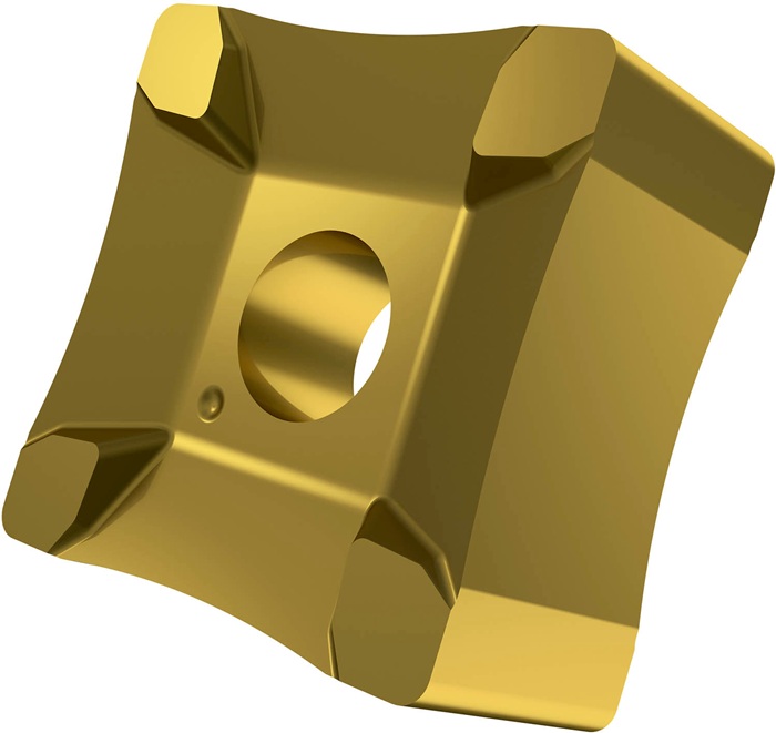 Scarfing-Schneideinsatz ISO SNMX 15-R35:6640 Radius 35mm MT-CVD beschicht. Gold