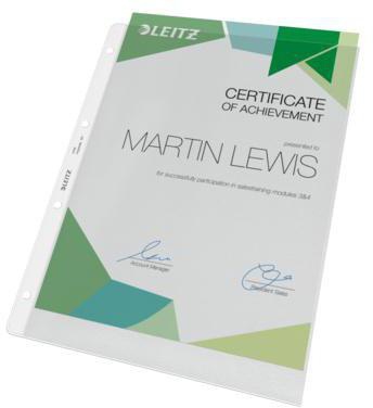 Leitz Prospekthülle Premium 47000003 A4 0,13mm PP tr 100 St./Pa