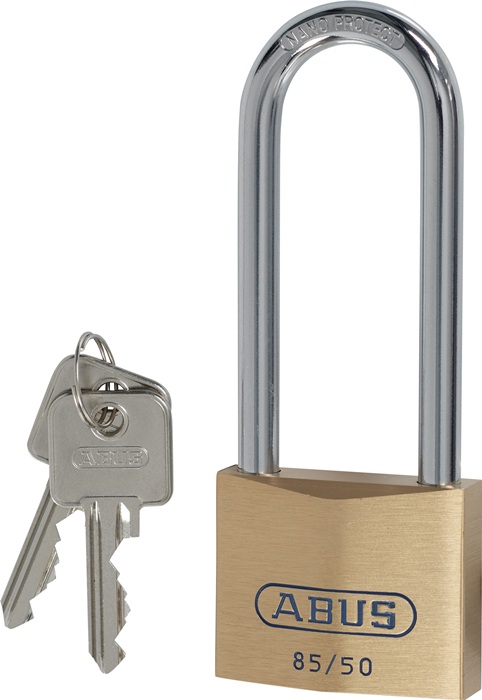 Zylindervorhangschloss 85/50HB80 Schlosskörper-B.50mm MS versch.-schl.ABUS