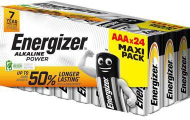 Energizer Batterie Alkaline Power E303271700 AAA 24 St./Pack.