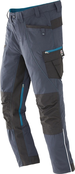 Arbeitshose Terrax Workwear Gr.50 anthrazit/petrol TERRAX