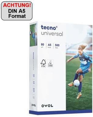 inapa tecno Kopierpapier Universal 2100011541 A5 500 Bl./Pack.