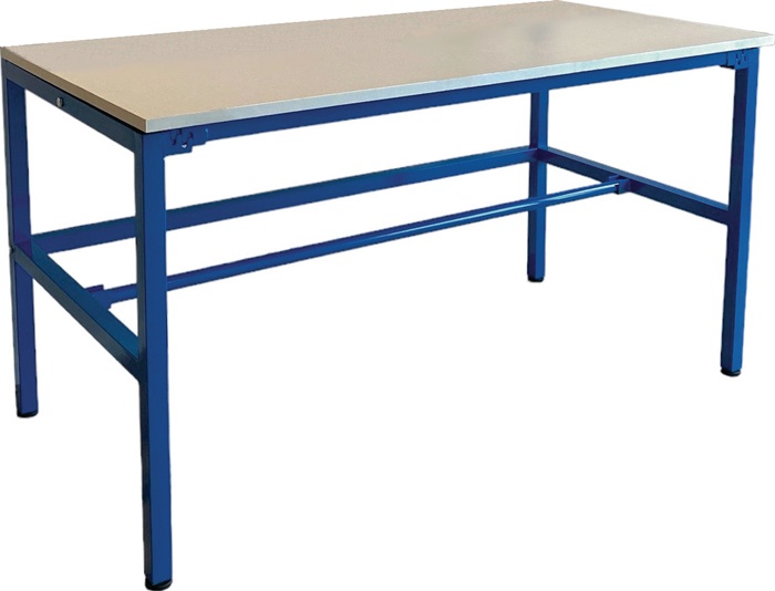 Packtisch B2000xT800xH850mm Melaminharz Arbeitsplatte GEWA