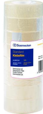 Soennecken Klebefilm 5847 19mmx33m transparent 8 St./Pack.