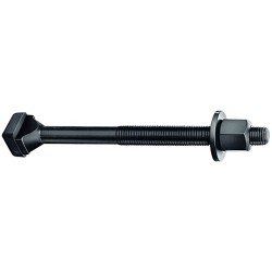 T-Nutenschraube DIN 787 T-Nut 12mm M12 L.63mm Güte 10.9 m.Mutter u.Scheibe AMF
