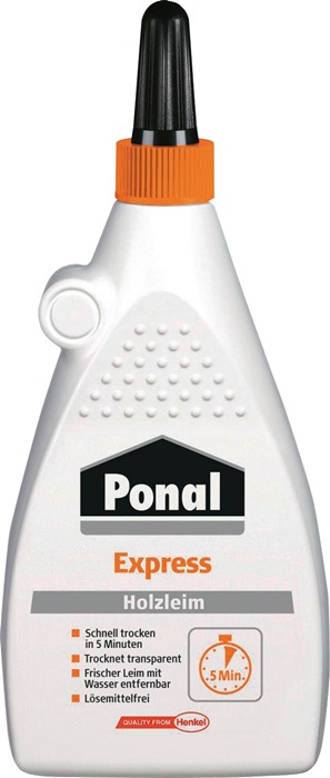 Holzleim Express 225g EN 204: D1,D2 Flasche PONAL