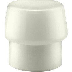 Schonhammerkopf SIMPLEX Kopf-Ø 40mm Nyl.weiß hart HALDER