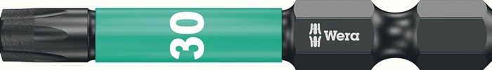 Bit 867/4 IMP DC T30 L.50mm 1/4 Zoll E6,3 Impaktor,DC Box m.5 Bits WERA