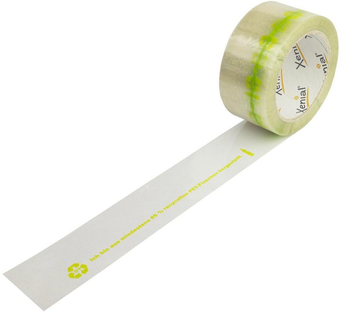 Klebeband Breite 50mm Länge 100m Stärke 37µ transparent recyceltes PET TRANSPAK