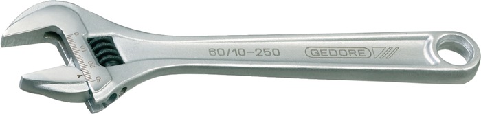 Rollgabelschlüssel 60 CP 10 max.30mm L.255mm m.Einstellskala GEDORE