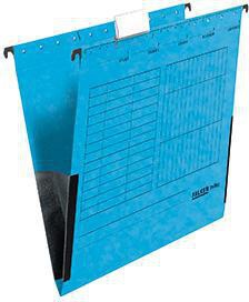 Falken Hängetasche 80002561 A4 Leinenfrösche blau