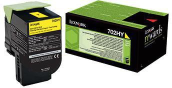 Lexmark Toner 70C2HY0 3.000Seiten gelb