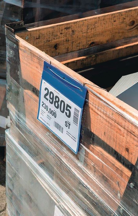 Dokumententasche B297xH210mm DIN A4 quer m.flex.Drahtbügel Pak.a 50 St.