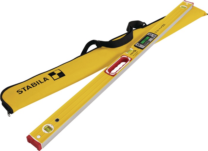 Elektronikwasserwaage TECH 196 DL 122cm Alu.gelb ± 0,5 mm/m ± 0,5 mm/m STABILA