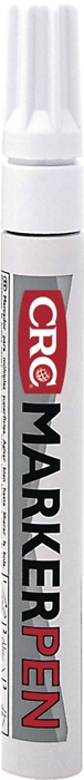 Permanentmarker MARKERPEN weiß Strich-B.1-4,5mm Schreibspitze wasserfest CRC