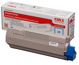 OKI Toner 43872307 2.000Seiten cyan