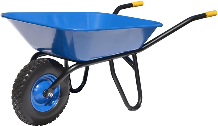 Schubkarre Fagro F85 85l polymeres Rad 21,5kg Stahlfelge m.Kugell.MÜBA