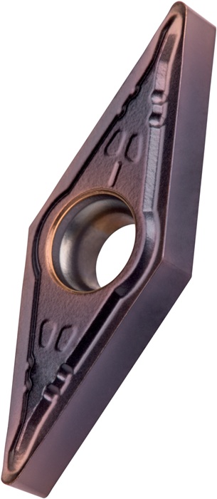 Drehwendeschneidplatte ISO VBMT 160404E-FM2:T8430 D. 4,4mm PVD beschichtet