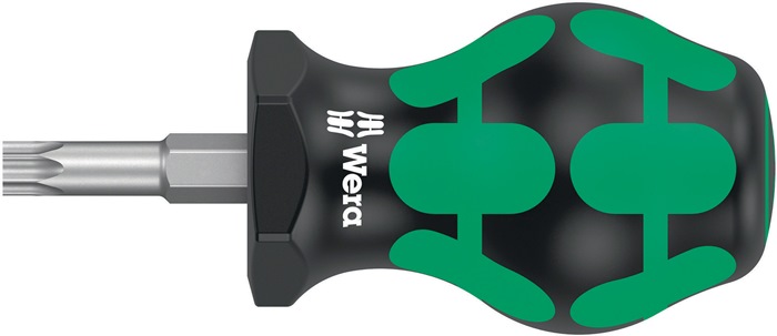 Schraubendreher 367 TORX® Stubby Gr.T 30 Klingen-L.25mm 2K-Griff Rundkl.WERA