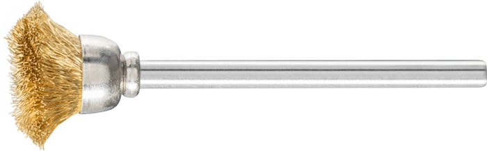 Minitopfbürste TBU 1503/3 MES 0,10 D15xB3xL5mm MS PFERD