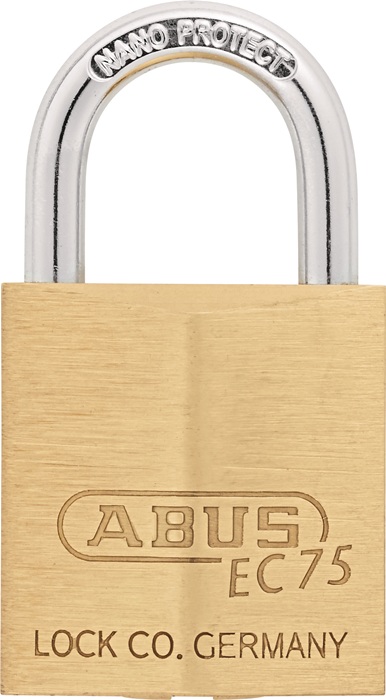Zylindervorhangschloss 75/40 vs Schlosskörper-B.36mm MS versch.-schl.ABUS