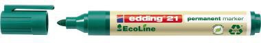 edding Permanentmarker 21 EcoLine 4-21004 1,5-3mm Rundspitze grün