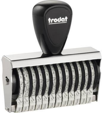 trodat Ziffernbandstempel 15412 54862 12stellig 4mm