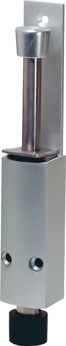 Türfeststeller 1224.02 Alu.silberf.lack.Hubh.90mm Türmontage KWS